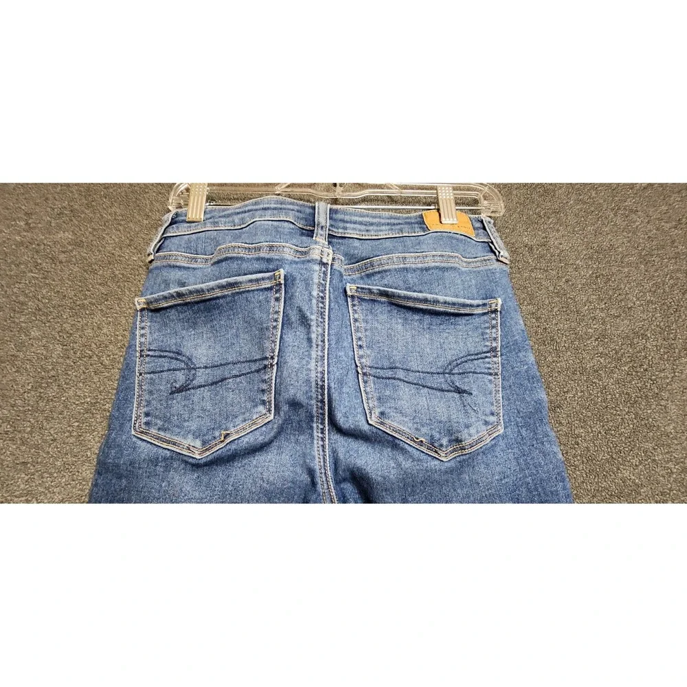 American Eagle Size 4 Womens Jean Light Wash Blue Jegging‎ Ne(x)t Level Stretch